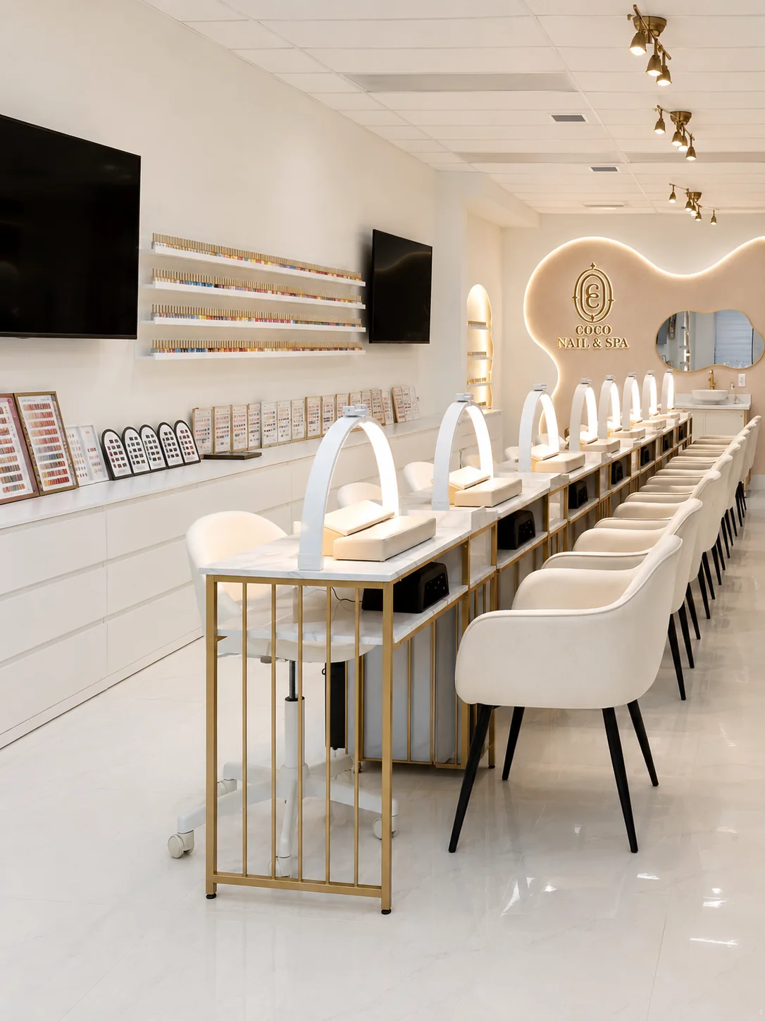 Coco Nails Spa interior — Room to unwind