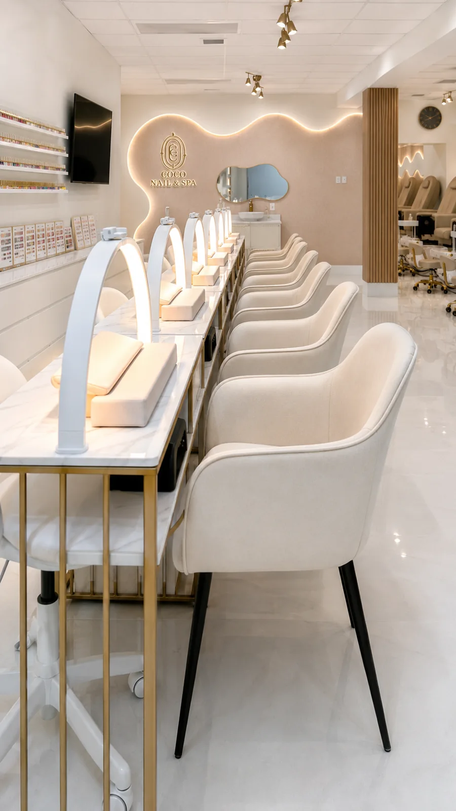Coco Nails Spa interior — A seat just for you